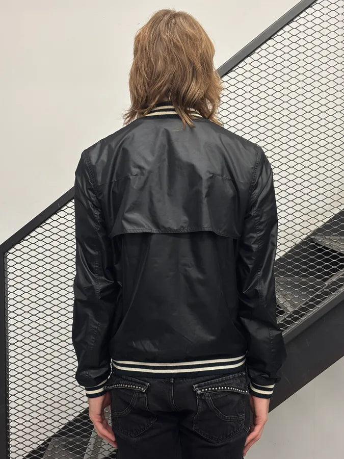 SS2006 Dior Black Nylon Light Teddy Jacket by Hedi Slimane WmcTvqt 2