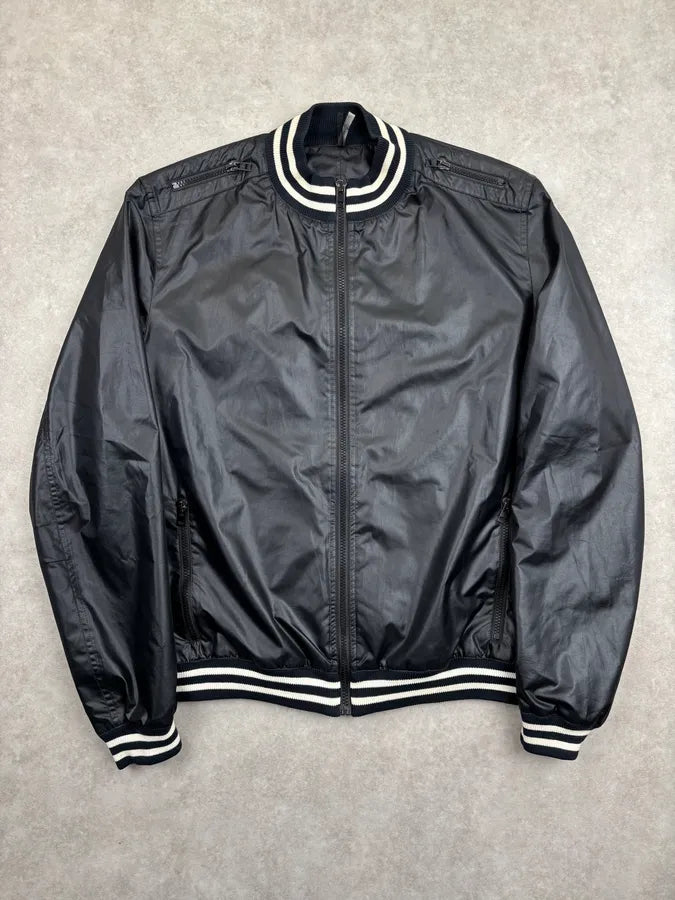 SS2006 Dior Black Nylon Light Teddy Jacket by Hedi Slimane WmcTvqt 0
