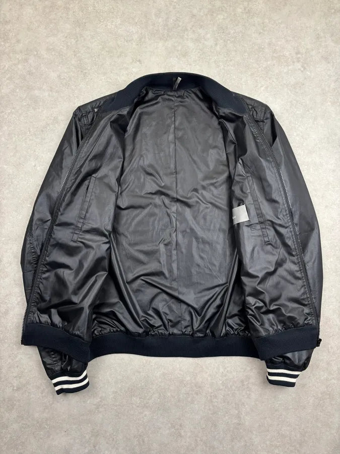 SS2006 Dior Black Nylon Light Teddy Jacket by Hedi Slimane WmcTvqt 6