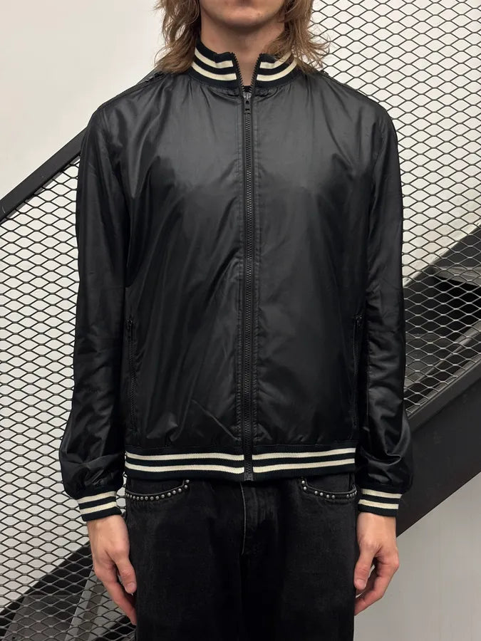 SS2006 Dior Black Nylon Light Teddy Jacket by Hedi Slimane WmcTvqt 1