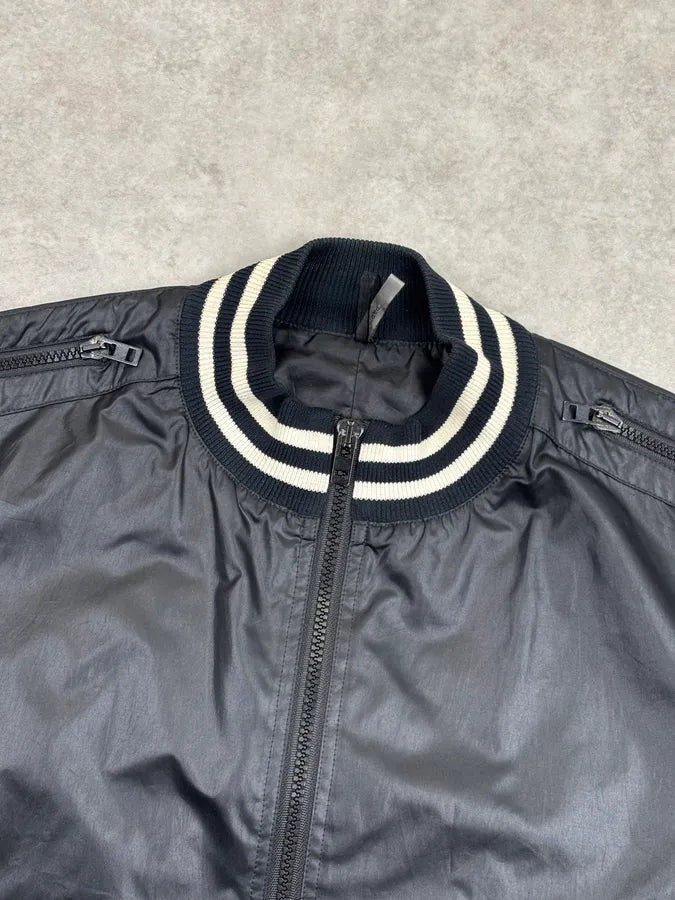 SS2006 Dior Black Nylon Light Teddy Jacket by Hedi Slimane WmcTvqt 3