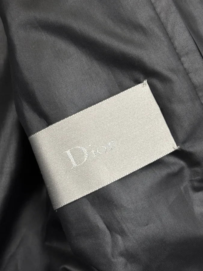 SS2006 Dior Black Nylon Light Teddy Jacket by Hedi Slimane WmcTvqt 10
