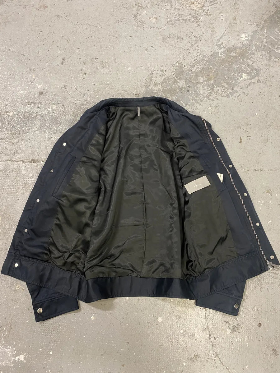 AW2008 Dior Navy Trucker Contemporary Jacket by Kris Van Assche HnDnPcJ 3