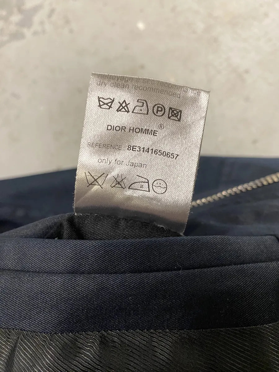 AW2008 Dior Navy Trucker Contemporary Jacket by Kris Van Assche HnDnPcJ 4