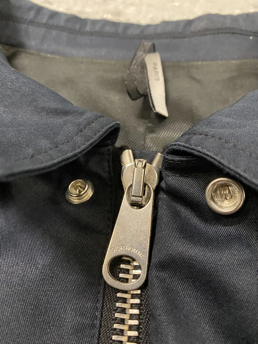 AW2008 Dior Navy Trucker Contemporary Jacket by Kris Van Assche HnDnPcJ 6