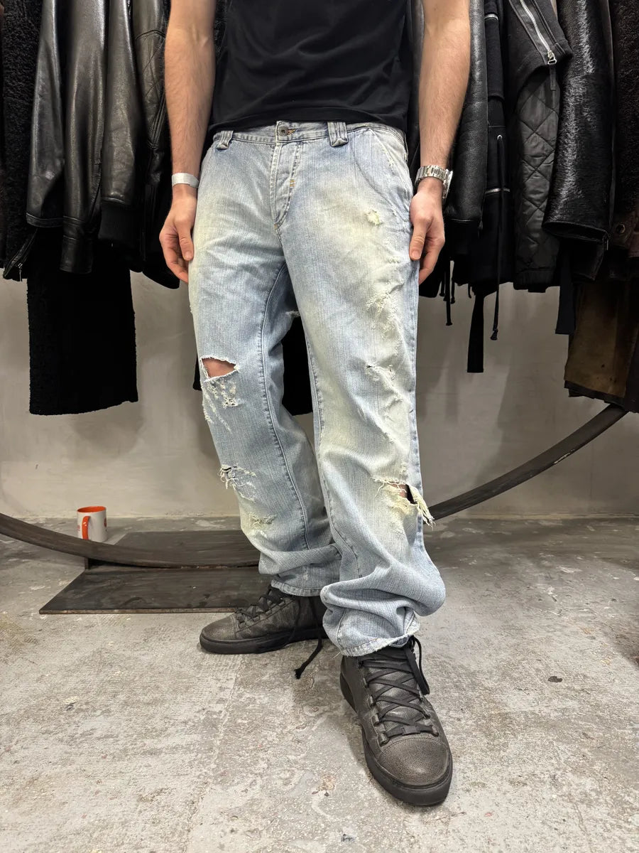 SS2006 Dolce & Gabbaba Blue Faded Denim Jeans (L) VqPkymi 5