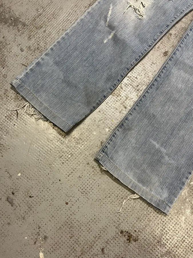 SS2006 Dolce & Gabbana Blue Denim Rebel Jeans (M) yrRWqhN 3