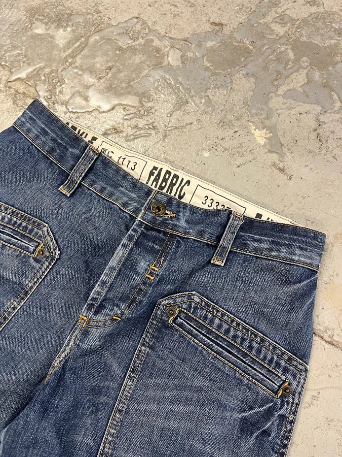 SS2006 Dolce & Gabbana Blue Denim Shorts teAwSko 3