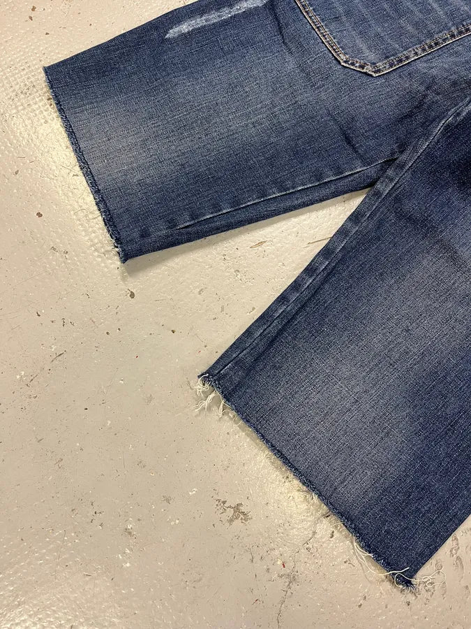 SS2006 Dolce & Gabbana Blue Denim Shorts teAwSko 4