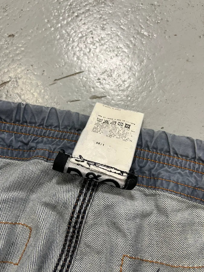 SS2006 Dolce & Gabbana Cargo Fluid Denim Jeans QbaeMoE 11