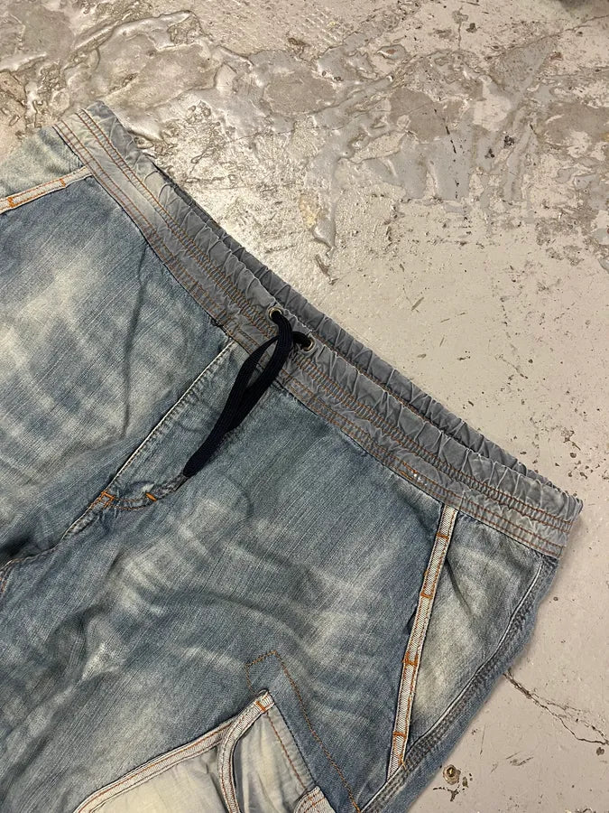 SS2006 Dolce & Gabbana Cargo Fluid Denim Jeans QbaeMoE 5
