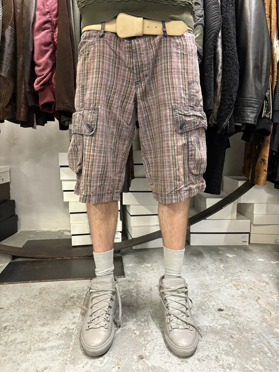 SS2006 Dolce & Gabbana Checked Cargo Shorts iWchCOO 0