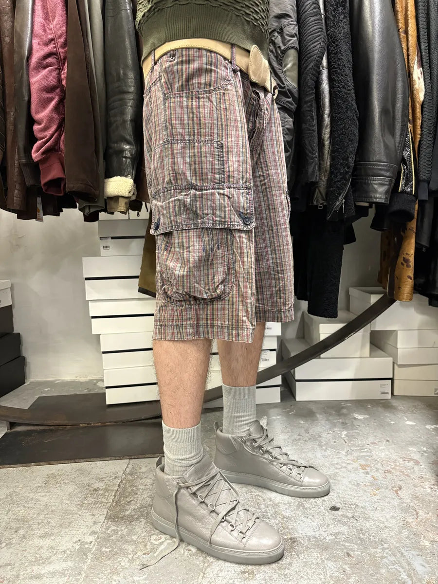 SS2006 Dolce & Gabbana Checked Cargo Shorts iWchCOO 2