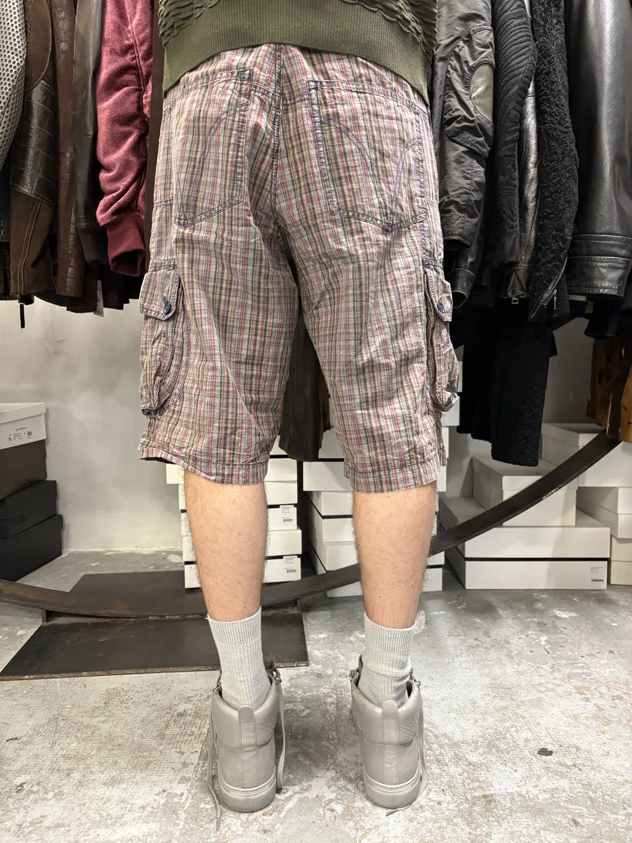 SS2006 Dolce & Gabbana Checked Cargo Shorts iWchCOO 3