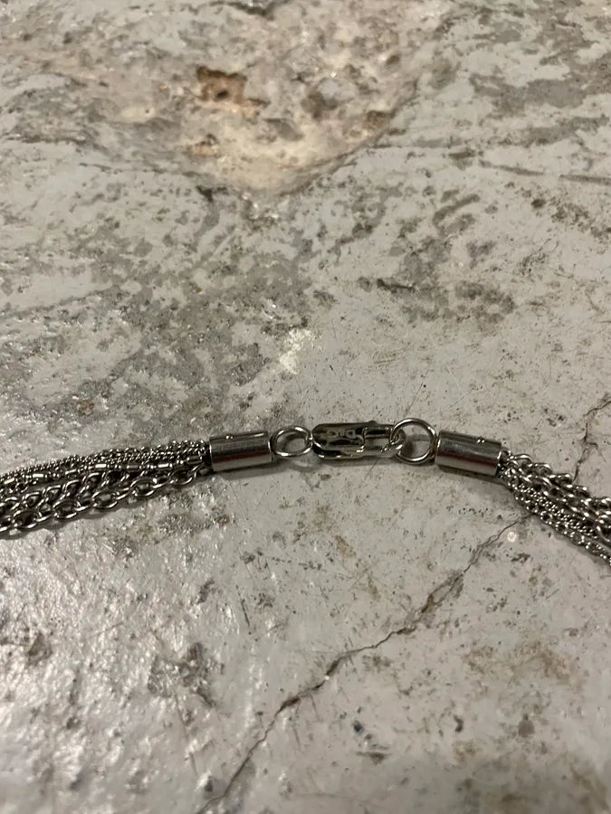 SS2006 Dolce & Gabbana Cross Key Stainless Steel Necklace (OS) YsqIxoQ 4