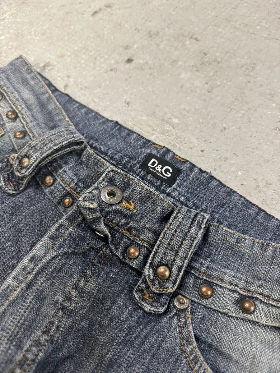 SS2006 Dolce & Gabbana Distressed Denim Jeans (M) 5