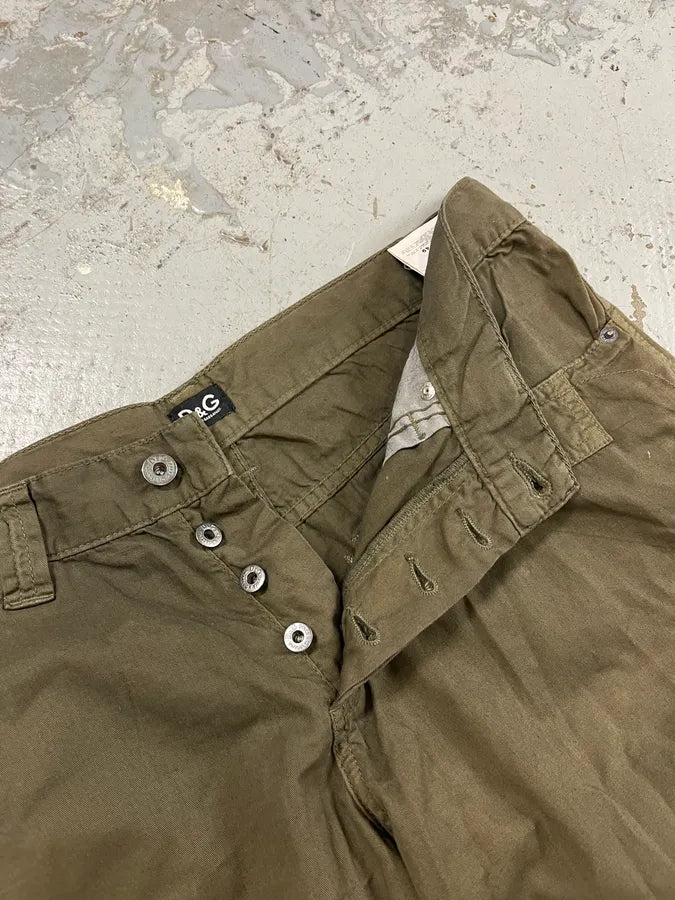 SS2006 Dolce & Gabbana Gradient Green & Yellow Pants hEORCaw 8