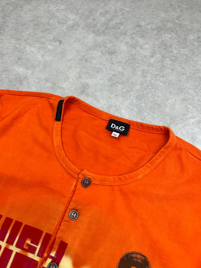 SS2006 Dolce & Gabbana High Spirits Orange Longsleeves MYVyXSg 4
