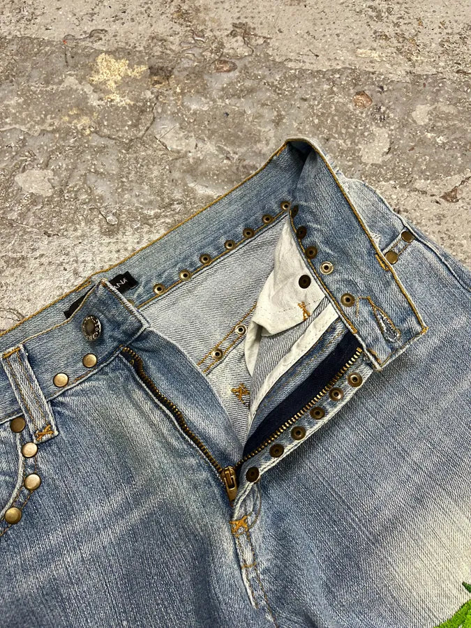 SS2006 Dolce & Gabbana Honolulu Distressed Denim Jeans avSNCUL 11
