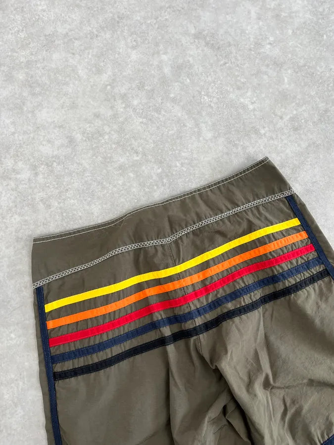 SS2006 Dolce & Gabbana Khaki Hybrid Cargo Denim Shorts EdEadTi 8