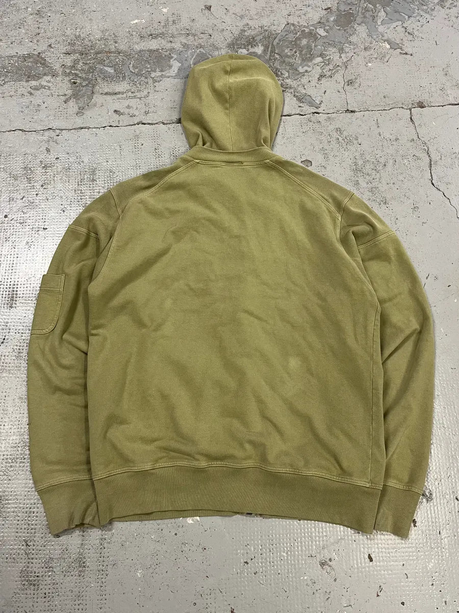 SS2006 Dolce & Gabbana Logo Khaki Zip-Up Hoodie sgeUhhL 7