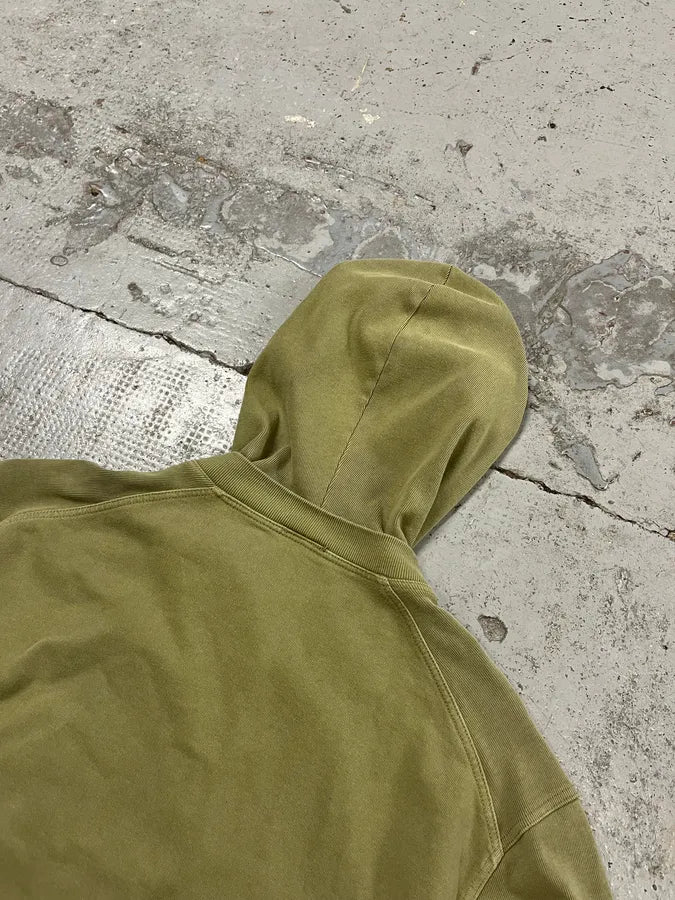 SS2006 Dolce & Gabbana Logo Khaki Zip-Up Hoodie sgeUhhL 9