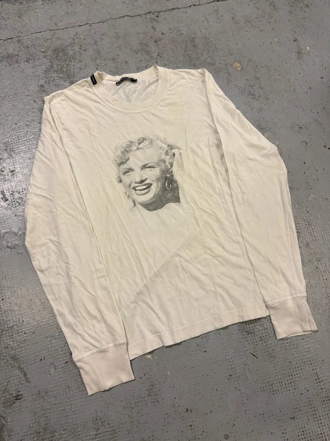 SS2006 Dolce & Gabbana Marilyn Monroe Longsleeve T-Shirt qzEZqzk 3
