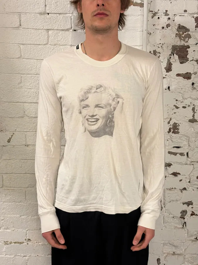SS2006 Dolce & Gabbana Marilyn Monroe Longsleeve T-Shirt qzEZqzk 1