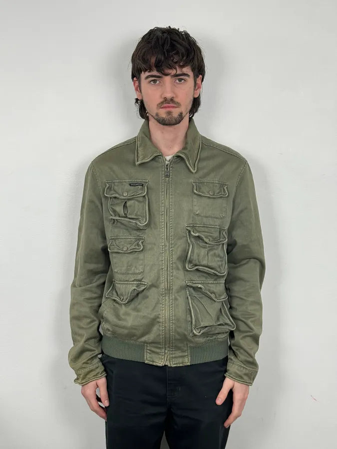 AW2006 Dolce & Gabbana Military Green Cargo Jacket Dolce Vita Hub AW2006 Dolce & Gabbana Military Green Cargo Jacket Dolce Vita Hub