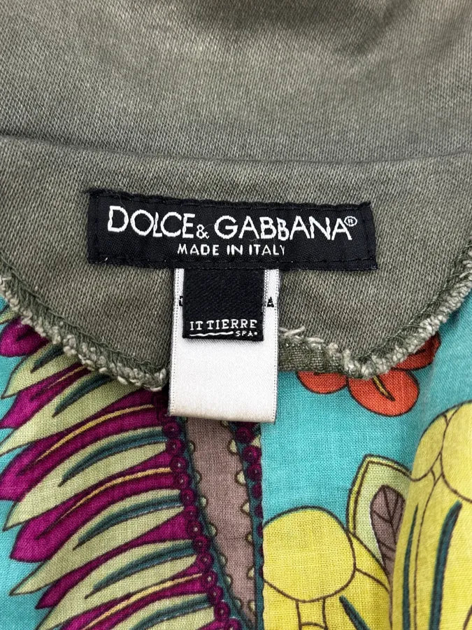 AW2006 Dolce & Gabbana Military Green Cargo Jacket nyzmqHk 12