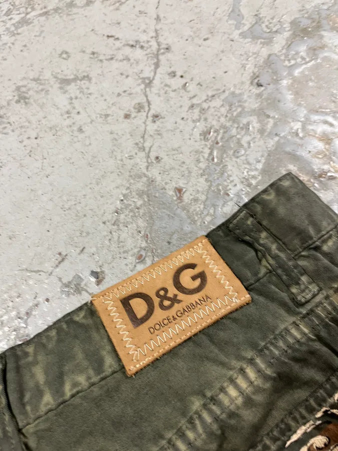 SS2006 Dolce & Gabbana Olive Green Pants euwtutw 9