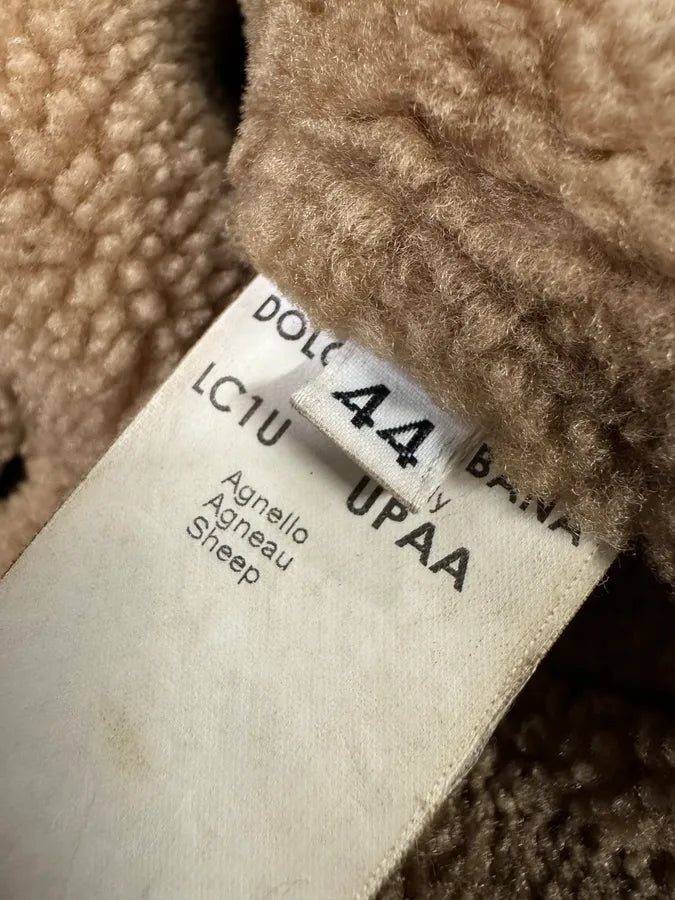 SS2006 Dolce & Gabbana Punk Holes Beige Long Shealing Jacket (XS) 11