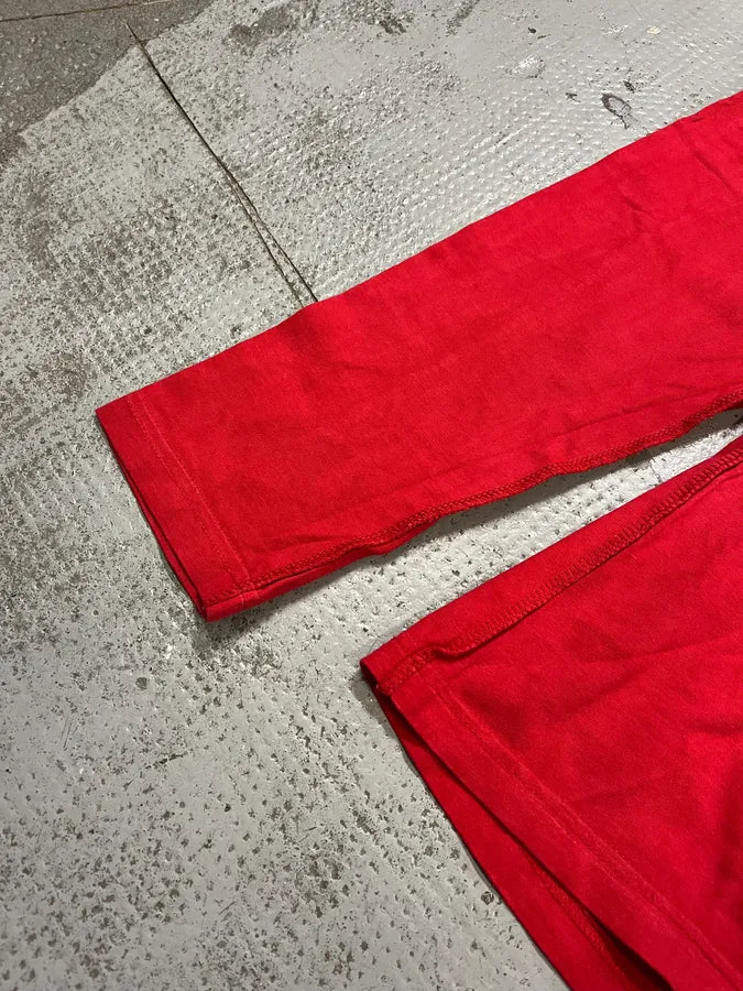 SS2006 Dolce & Gabbana Red Beach Tie-Dye Longsleeve T-Shirt KsFIJye 5