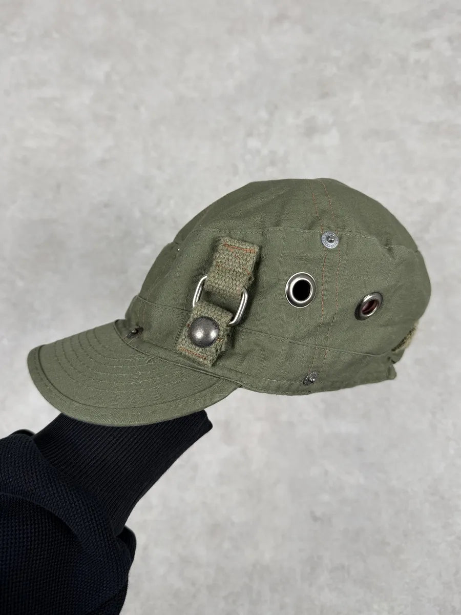 SS2006 Dolce & Gabbana Utility Green Military Cap NqzanqM 0