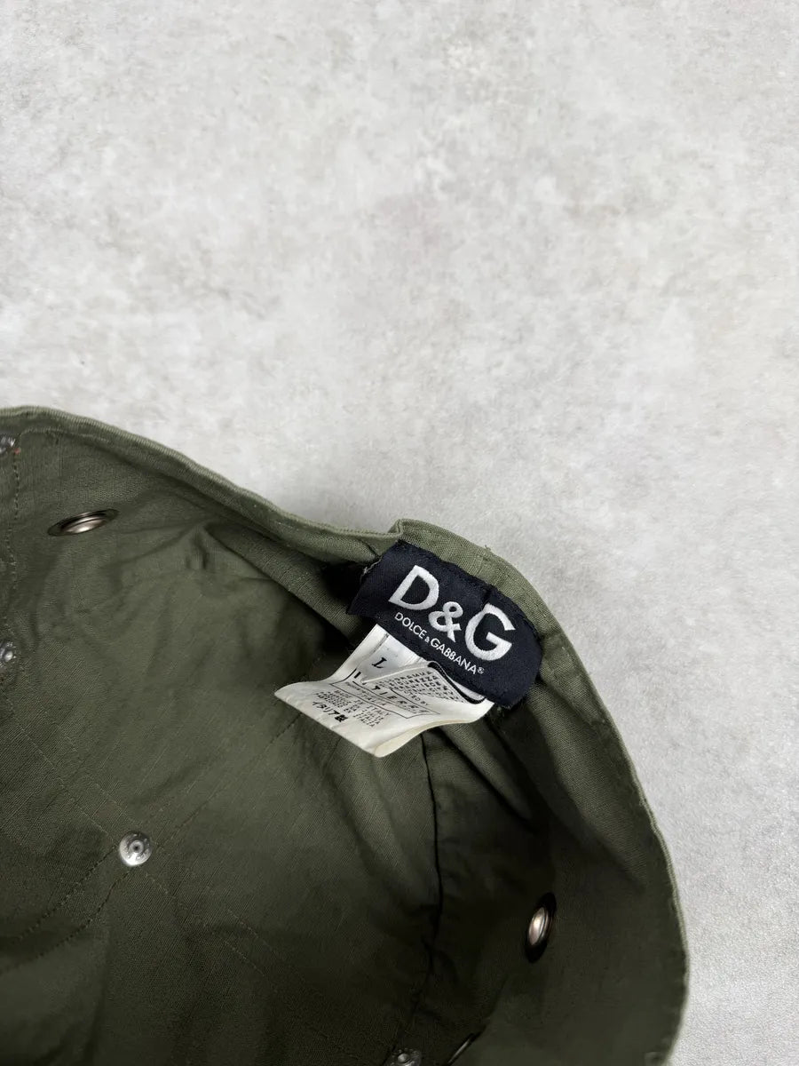 SS2006 Dolce & Gabbana Utility Green Military Cap NqzanqM 11
