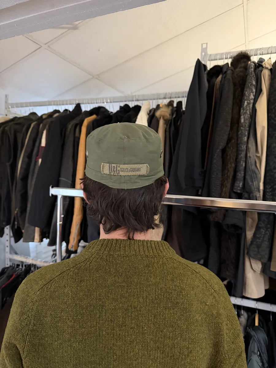 SS2006 Dolce & Gabbana Utility Green Military Cap NqzanqM 6