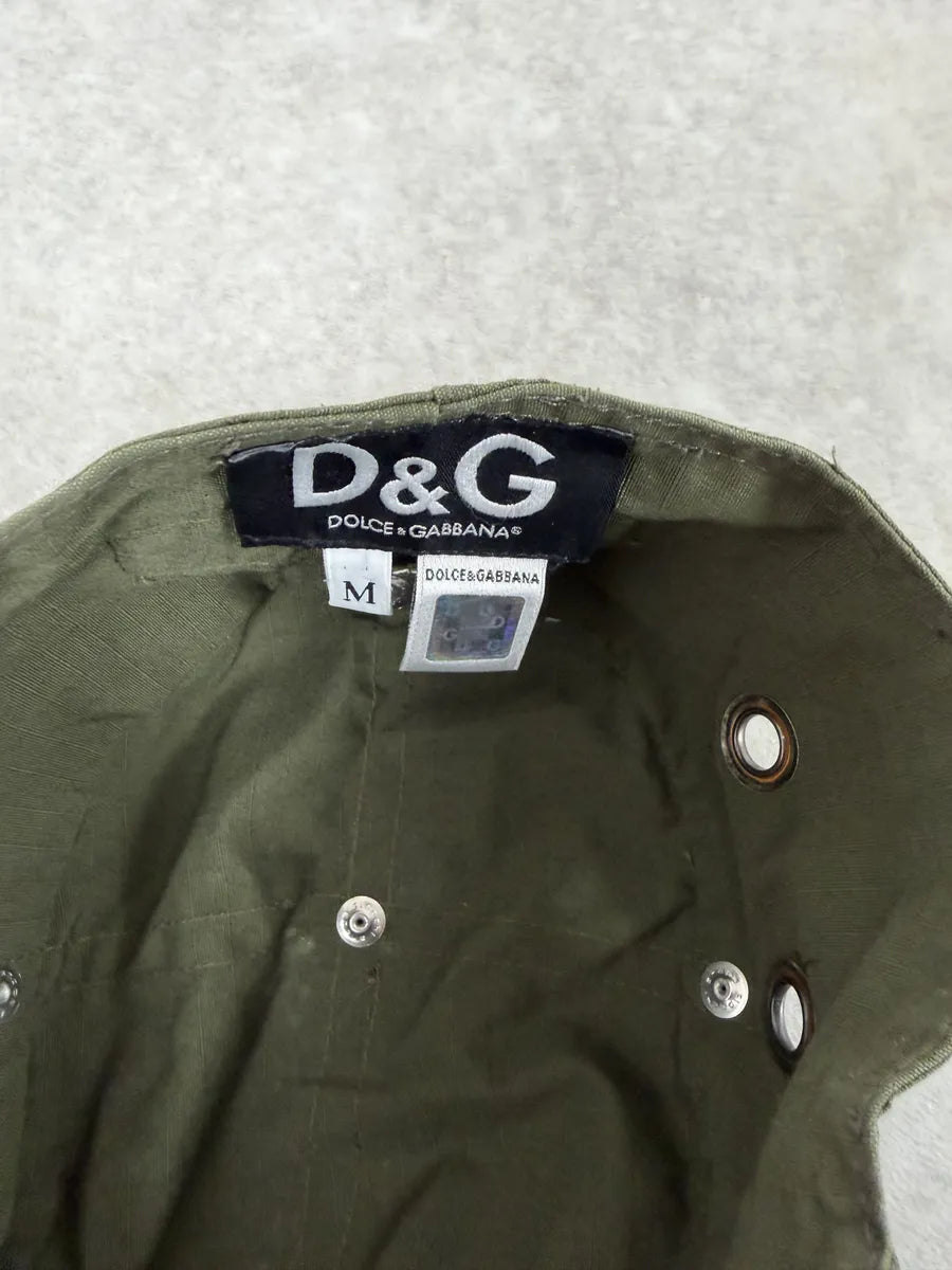SS2006 Dolce & Gabbana Utility Green Military Cap XxSrSRc 5