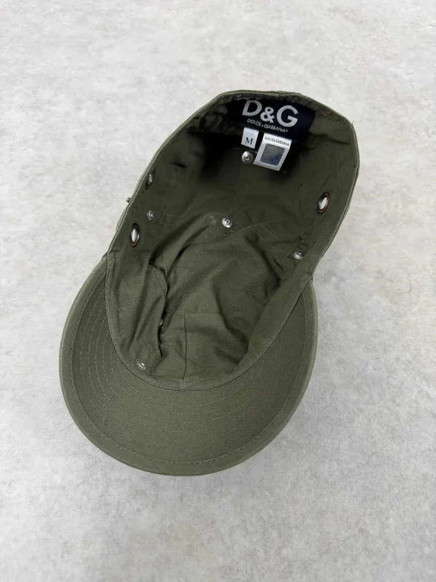 SS2006 Dolce & Gabbana Utility Green Military Cap XxSrSRc 6