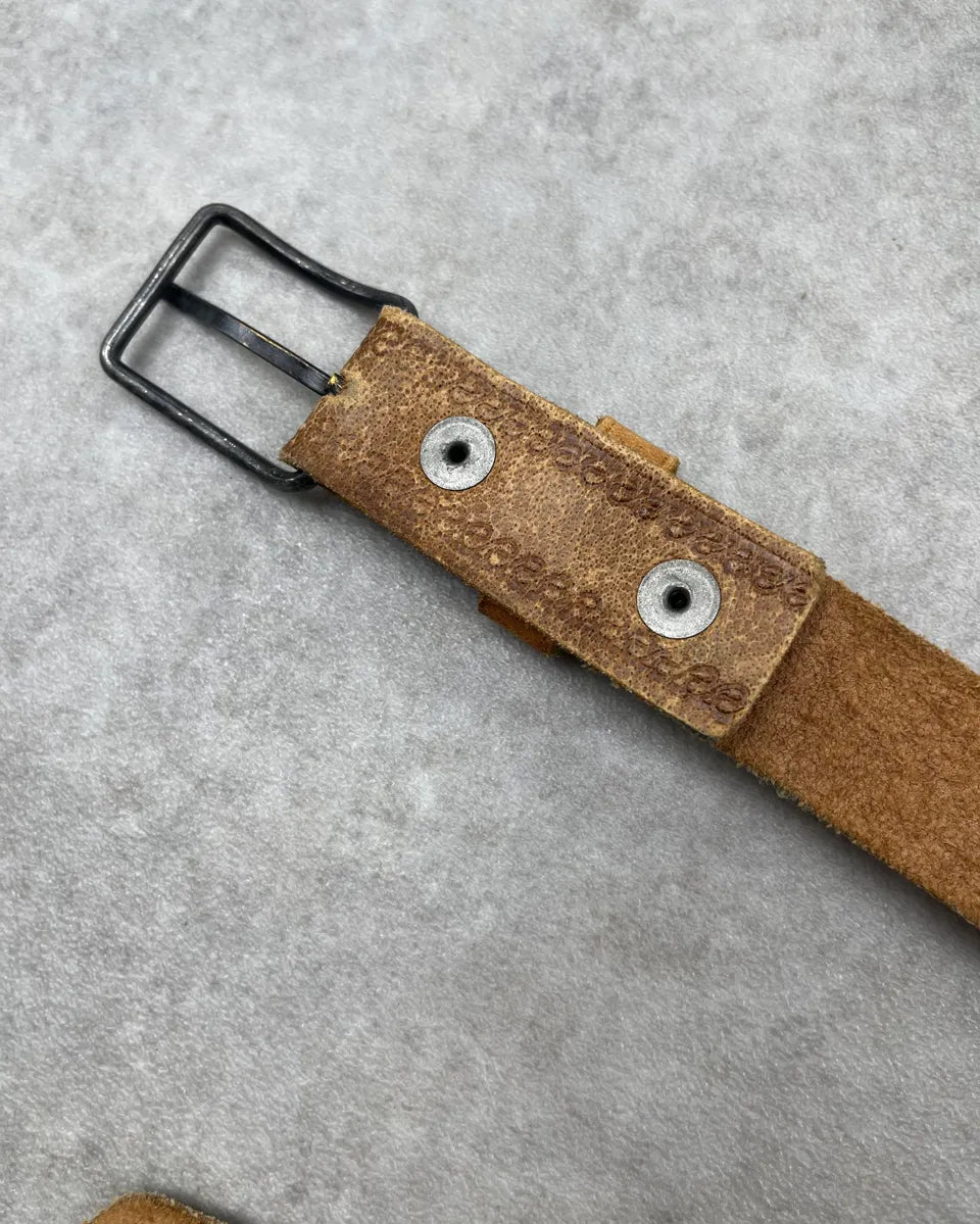 SS2006 Dsquared2 Beige Leather Beaded Belt QefzkLd 7