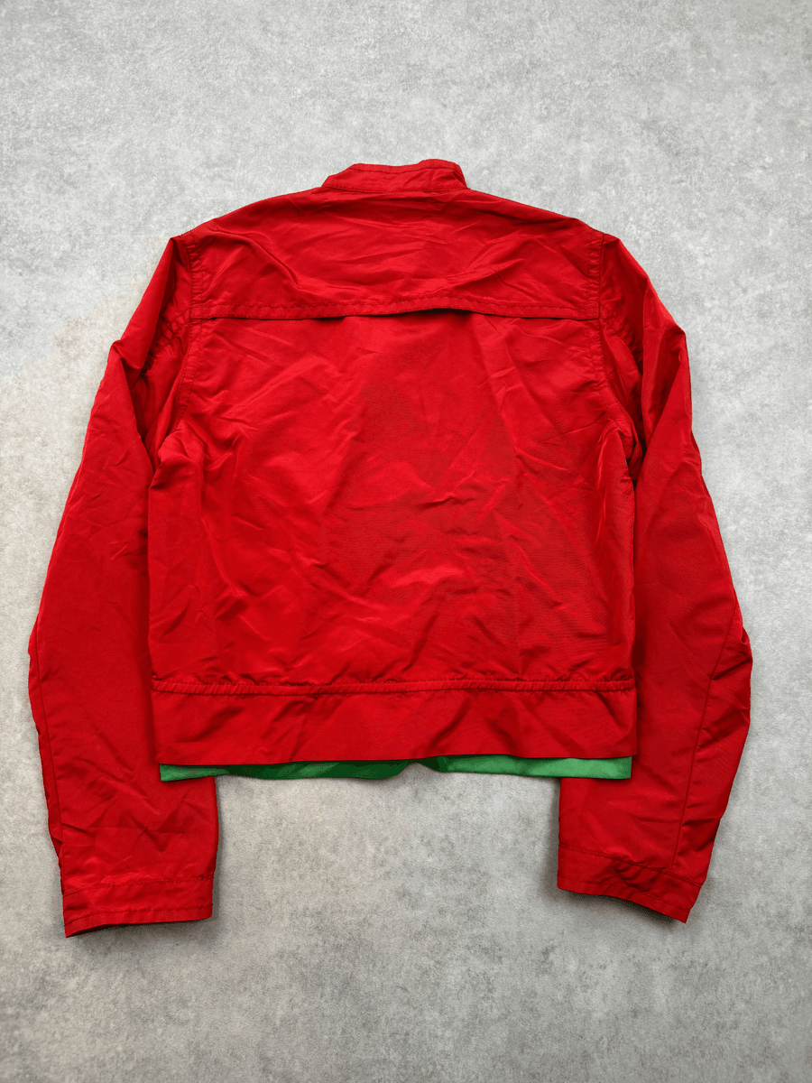 SS2006 Dsquared2 Red Nylon Cropped Bomber Jacket CINdrmT 3