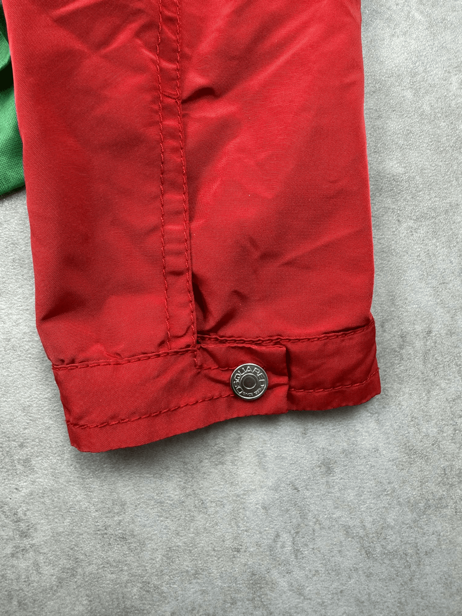 SS2006 Dsquared2 Red Nylon Cropped Bomber Jacket CINdrmT 6