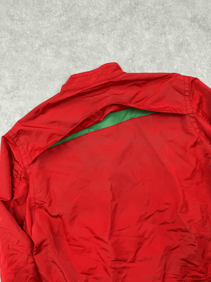 SS2006 Dsquared2 Red Nylon Cropped Bomber Jacket CINdrmT 7