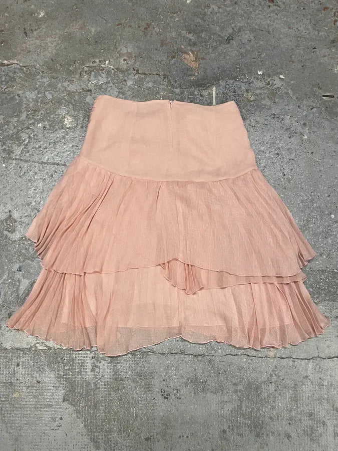 SS2006 Emporio Armani Shell Pleats Skirt (M) HOxEcME 2