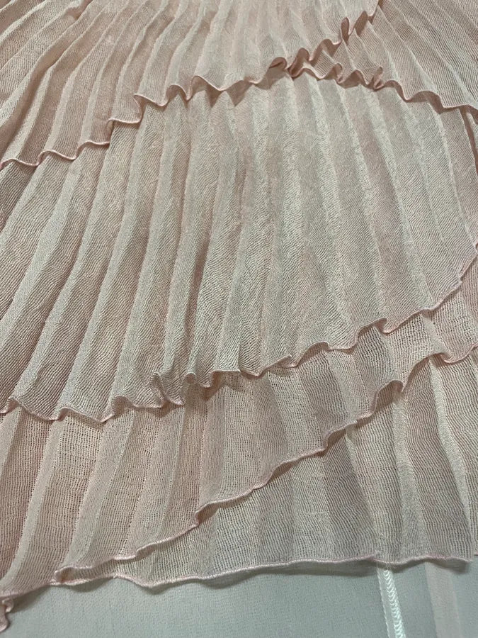 SS2006 Emporio Armani Shell Pleats Skirt (M) HOxEcME 3