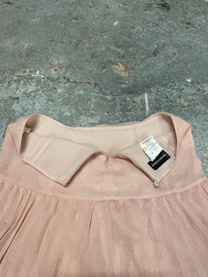 SS2006 Emporio Armani Shell Pleats Skirt (M) HOxEcME 4