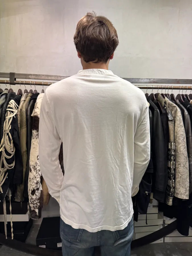 SS2006 Maison Margiela White Henley Shirt nwBaSHi 2