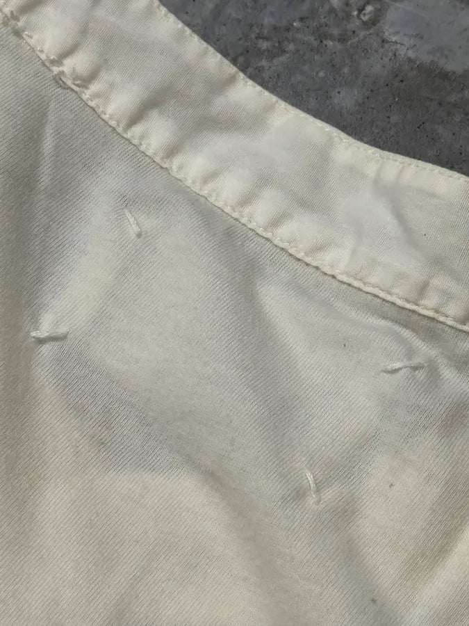 SS2006 Maison Margiela White Henley Shirt nwBaSHi 6