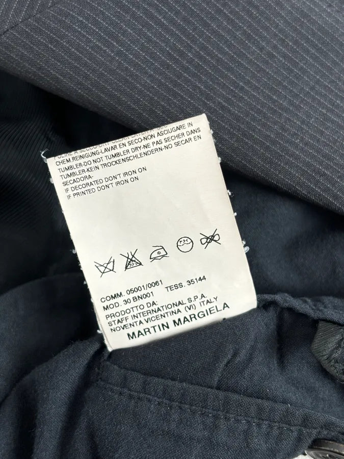 SS2006 Maison Martin Margiela Wool Striped Blazer Jacket bvhEUWX 10