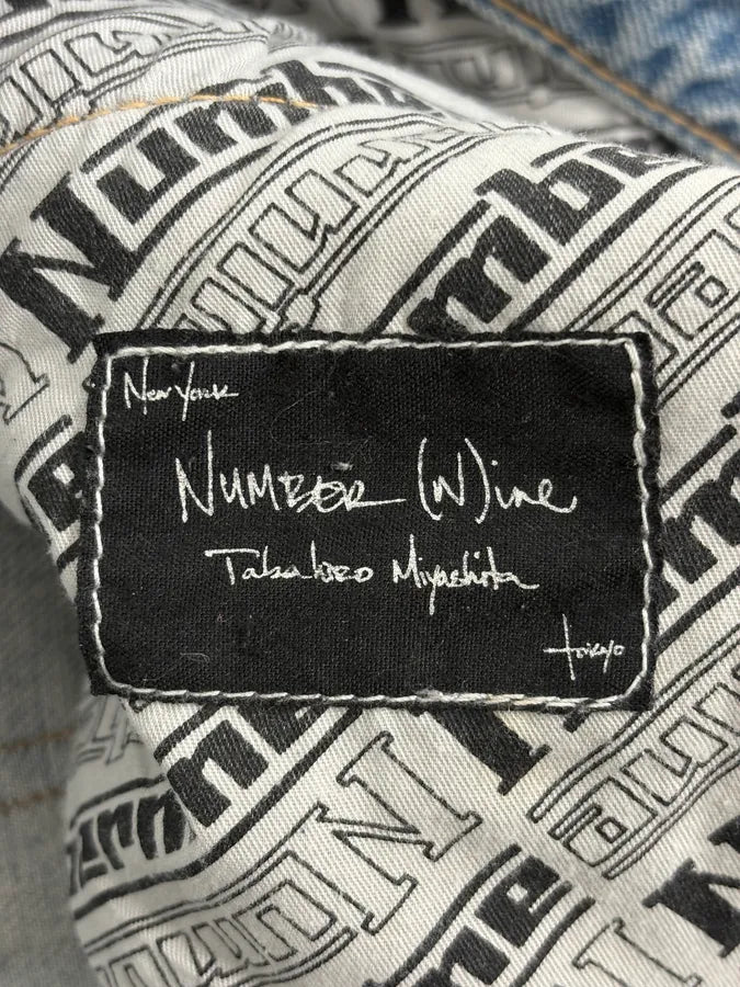 SS2006 Number (N)ine Paint Splatter Denim Jeans  LcjSjtC 11