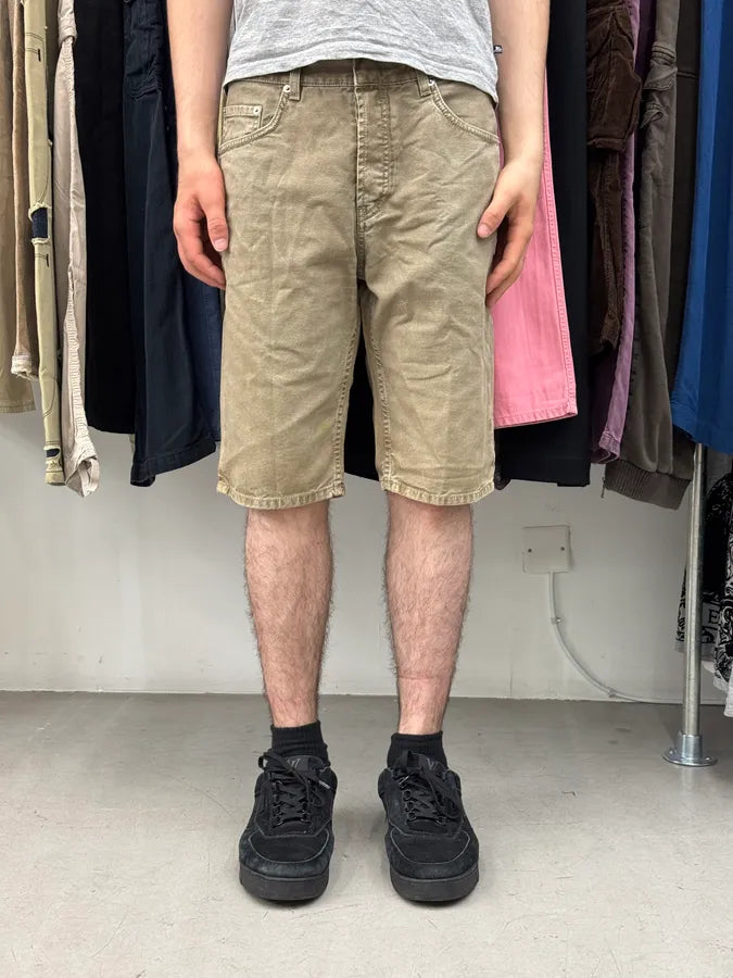 SS2006 Prada Beige Relaxed Shorts MQfrbHw 0
